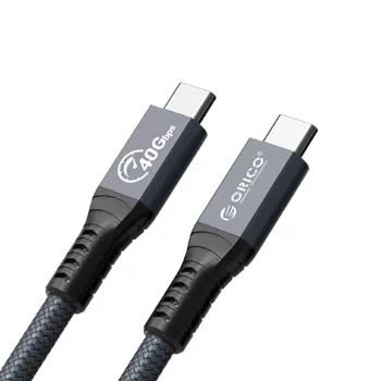 ORICO Thunderbolt 4 kabel USB-C 40 Gbit/s 8K60Hz PD 100W 2m, crni