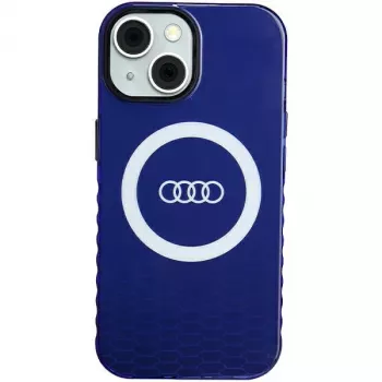 Audi IML Big Logo MagSafe maska za iPhone 15 / 14 / 13 6,1 tamnoplava čvrsta maska
