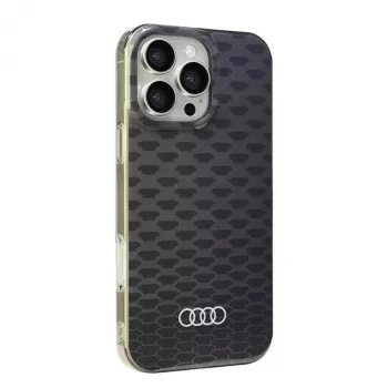 Audi IML Stitching Pattern MagSafe Hard Case for Apple iPhone 16 Pro Max 6.9 inch - Black