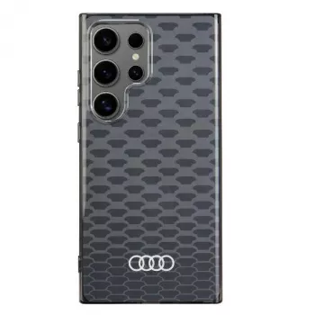 Audi IML Stitching Pattern MagSafe futrola za Samsung Galaxy S24 Ultra S928 crna tvrda futrola AU-IMLMS24U-Q5/D3-BK