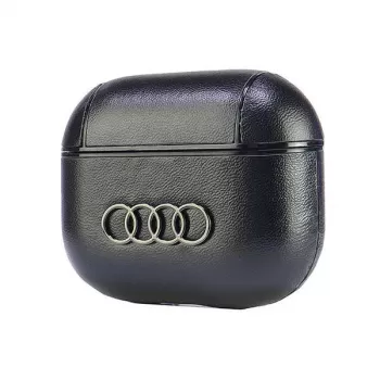 Audi Leather Big Logo AirPods 3 Cover Black AU-AP3-GT/D3-BK