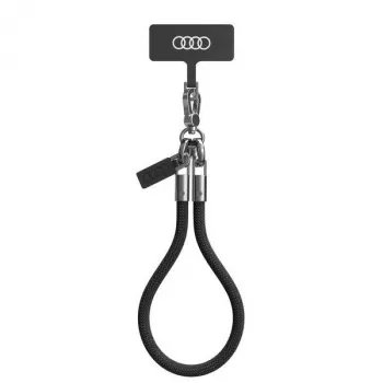 Audi univerzalna traka za telefon 28cm 8mm crna AU-HSL8-R8/D1-BK
