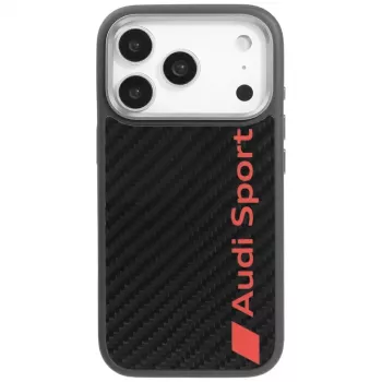 Audi R8 MagSafe futrola od karbonskih vlakana za Apple iPhone 17 Pro crna