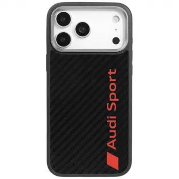 Audi R8 MagSafe futrola od karbonskih vlakana za Apple iPhone 17 Pro Max crna