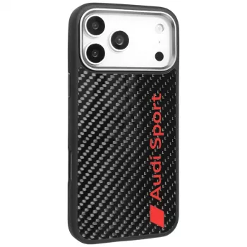 Audi R8 MagSafe futrola od karbonskih vlakana za Apple iPhone 17 Pro Max crna