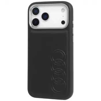 Audi TT MagSafe futrola od umjetne kože za iPhone 17 Pro crna