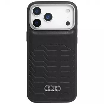 Audi GT MagSafe futrola od sintetičke kože za iPhone 17 Pro crna