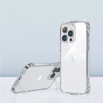Joyroom Defender Series izdržljivo kućište za Apple iPhone 14 Plus, prozirno, sa stalkom i kukom za remen (JR-14H3)