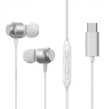 Joyroom JR-EC06 USB-C slušalice za uho, srebrne