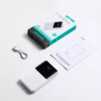 Joyroom JR-QP191 Star Series Mini 10000 mAh 22,5W power bank s digitalnim zaslonom bijeli