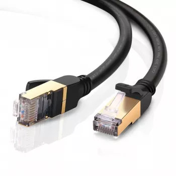 UGREEN NW107 Cat.7 Ethernet kabel RJ45 STP 5m crni