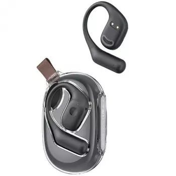 USAMS G26 Open-Ear bežične slušalice s zračnim provođenjem Bluetooth 5.3 crne