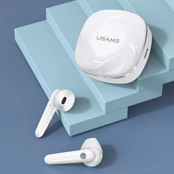 USAMS SDseries BHUSD01 True Wireless Stereo Bluetooth 5.0 slušalice, bijele