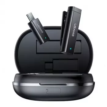 USAMS bežični lavalier mikrofon ENC 2,4 GHz USB-C ZB243MKF01 (US-ZB243)