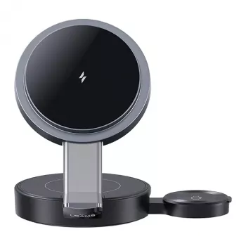 USAMS Sklopiva 3-u-1 bežična stanica za punjenje 15W za telefon/Apple Watch/slušalice CD234WXC01 (US-CD234)