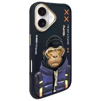 Nimmy Cool&Cute 2.0 Monkey stražnja maska za Apple iPhone 16 6,1