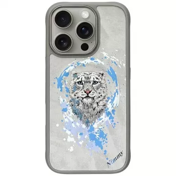 Nimmy Pantera MagSafe maska za iPhone 16 Pro svijetlosiva