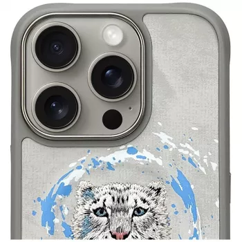 Nimmy Pantera MagSafe maska za iPhone 16 Pro svijetlosiva