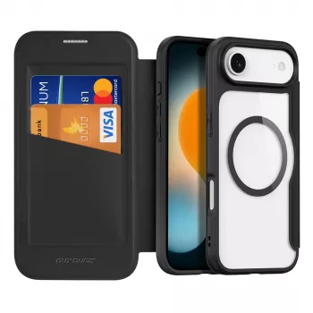 DUXDUCIS Skin X Pro novčanik futrola za iPhone 17 Air s MagSafe - crna