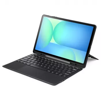 Dux Ducis DK Series futrola s tipkovnicom za Samsung Galaxy Tab S10 FE+ (Plus) s pozadinskim osvjetljenjem - crna