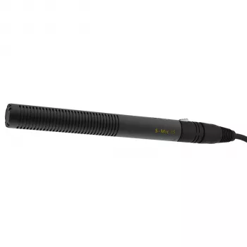 Deity S-Mic 3S Short Shotgun Condenser Microphone - Supercardioid, XLR, Black