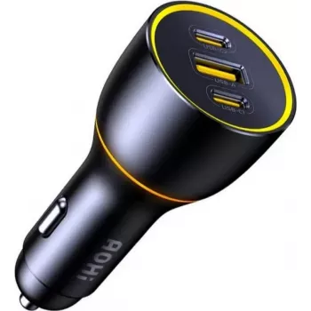 AOHi Superauto PD 170W 2x USB-C, 1x USB-A GaN punjač