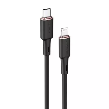 ACEFAST MFI USB-C to Lightning Cable 1.2m, 30W, 3A, Black (C2-01)