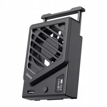 Ulanzi CA25 Cooling Fan for Sony Canon Fuji Fujifilm Mirrorless Cameras, Black