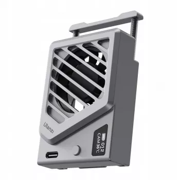 Ulanzi CA25 ventilator za hlađenje kamere za Sony Canon Fujifilm Nikon Panasonic bezzrcalne kamere, srebrni