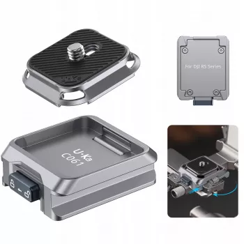 ULANZI C061 adapter brze spojne ploče za DJI RS 2/3/4 seriju gimbala - kompatibilan s Arca-Swiss