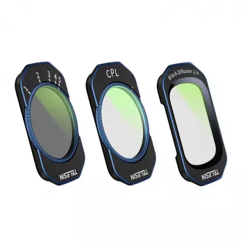 Telesin S5-FLT-44-TDJ CPL / VND / Black Mist 1/4 Filter Set for DJI Osmo Pocket 4/3