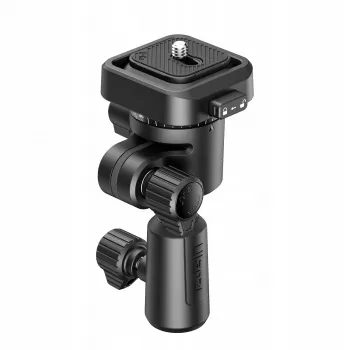 ULANZI F38 Quick Release Mount Adapter with 16mm Spigot and 12mm Pin Receiver, 1/4 inch-20 Screw, Black