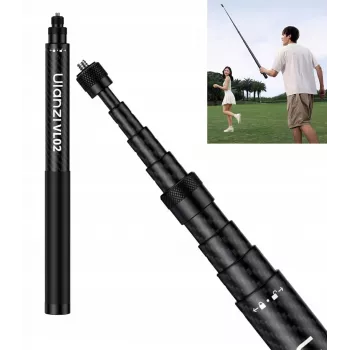 Ulanzi VL02 Carbon Fiber Selfie Stick / Monopod 2.7m with Phone Holder and GoPro Adapter