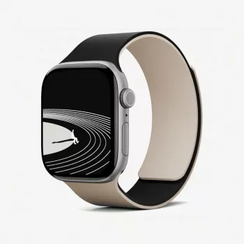 Moft Snap Duo narukvica za Apple Watch (42/44/45/46/49 mm), bijelo-crna