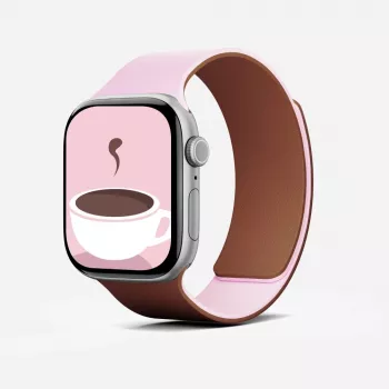 Moft Snap Duo remen za Apple Watch ružičasti/smeđi