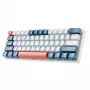 Machenike K500-B61 žična mehanička gaming tipkovnica, 61 tipka, Red Switch, bijelo-plava