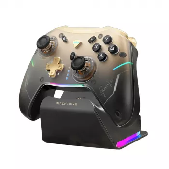 Machenike G5Pro Premium Edition bežični game controller s punjačem - crno-zlatni