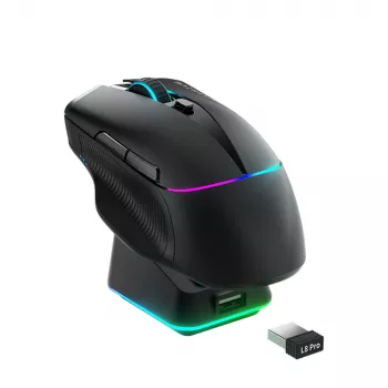 Machenike L8 Pro bežični gaming miš s punjačem - crni