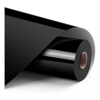 LOKLIK Heat Transfer Vinyl Basic, Black, 30.5 x 180 cm