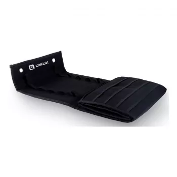 LOKLIK Vinyl Roll Holder - Wall Mounted Storage for 24 Rolls, Black