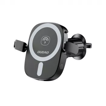 Dudao FW11 držač za mobitel za auto s bežičnim punjačem 15W, ventilacija/armatura - crni