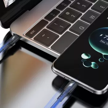 Dudao L3CC USB 2.0 USB-C kabel 60W 2m crni