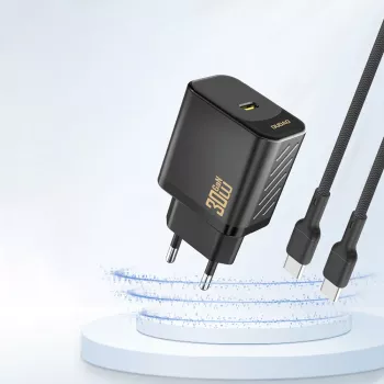 DUDAO A27PEU GaN 30W USB-C punjač crni