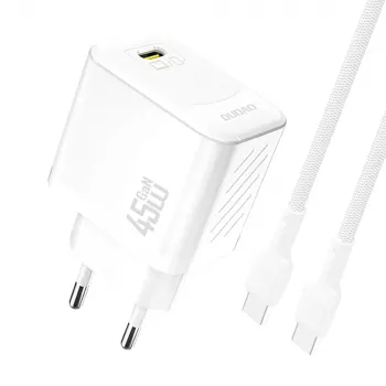 Dudao A28C 45W GaN napajanje s USB-C kabelom - bijeli