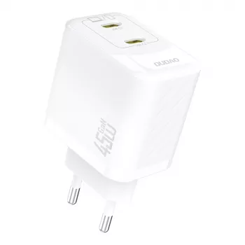 Dudao A28PEU 45W 2x USB-C zidni punjač bijeli