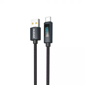 Dudao L7T USB-A na USB-C kabel 66W 1m crni