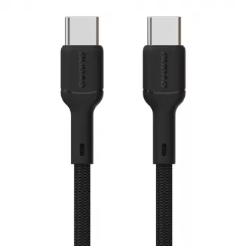 Dudao L9C USB-C na USB-C 1m crni kabel za punjenje i prijenos podataka