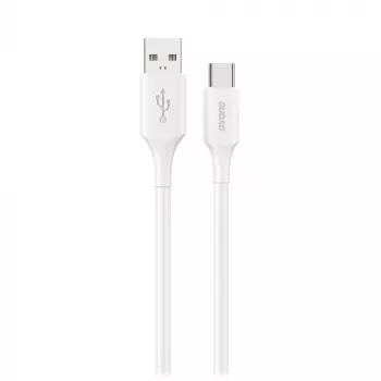 Dudao L2S USB-A na USB-C 30W 1m bijeli kabel za punjenje i prijenos podataka
