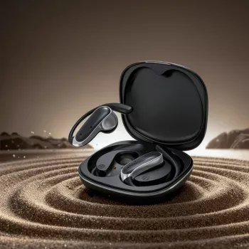 Dudao U17Z Bluetooth 5.3 open-ear bežične slušalice s kukom za uho - crne