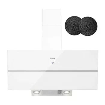ISEASY TV1390D4-CC-I2 zidna napa 90cm 750m³/h nehrđajući čelik crno staklo